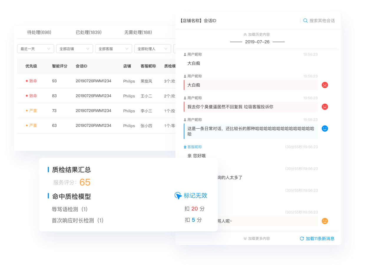 全量实时告警,实时发现服务问题, 及时解决控制